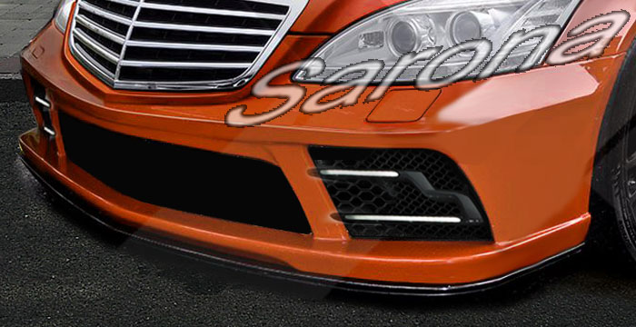 Custom Mercedes S Class  Sedan Front Bumper (2007 - 2013) - $2490.00 (Part #MB-093-FB)